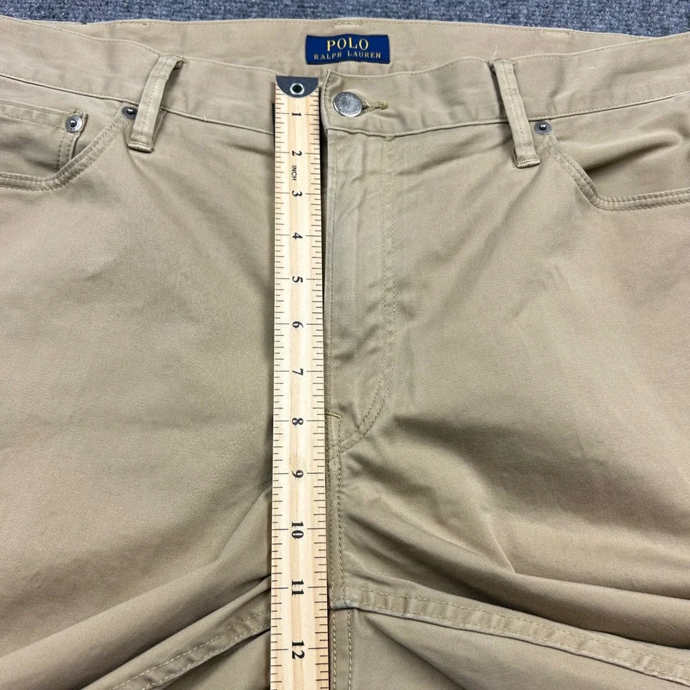 Polo Ralph Lauren Prospect‎ Straight Pants Mens 38x32 Tan Khaki Twill Chino